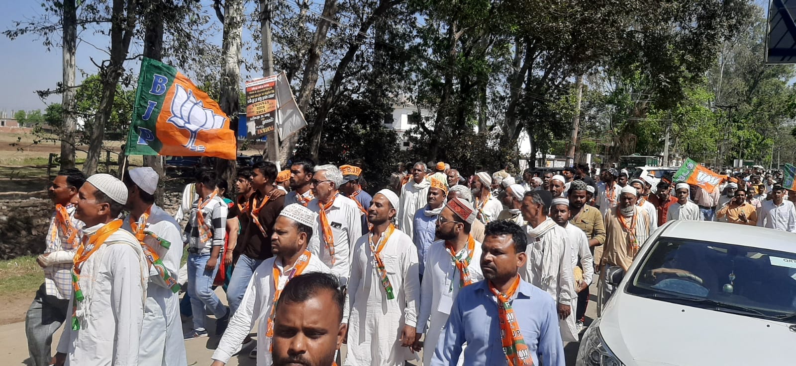 Muslims reached PM Modi rally in Saharanpur, see photos