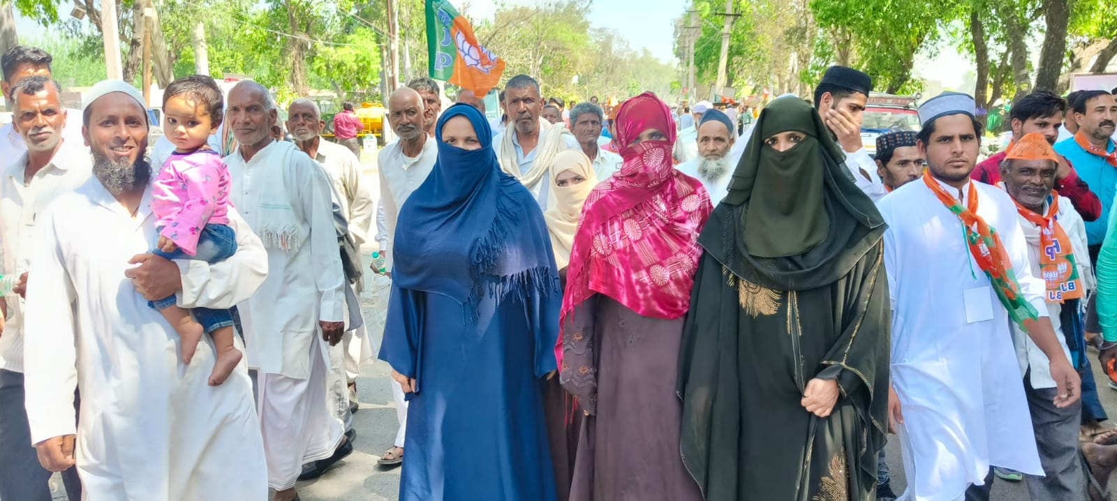 Muslims reached PM Modi rally in Saharanpur, see photos