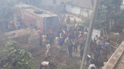 More than 25 houses burnt to ashes in the fire