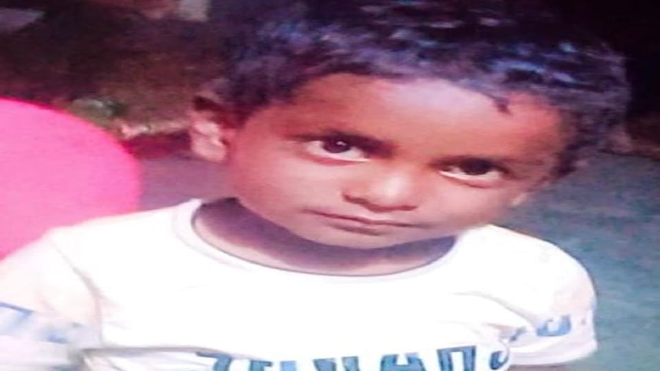 Four year old innocent boy fell into the tank under construction death