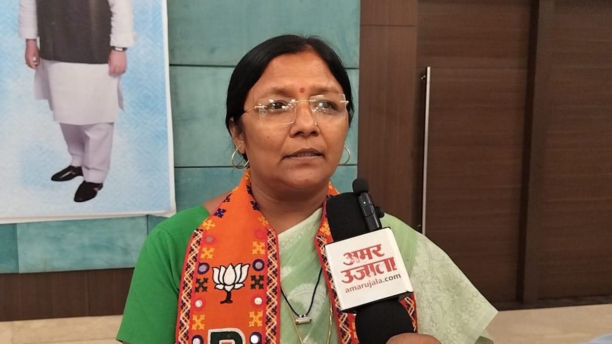 Indore News: Dhar Lok Sabha BJP candidate Savitri Thakur said - the idol of Mother Saraswati will also be inst