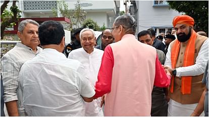 Bihar News : PM modi marked Nitish-Sushil contribution to Bihar, CM Nitish kumar met Sushil modi