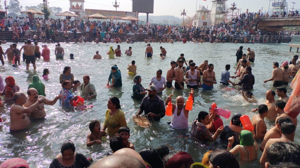Somvati Amavasya 2024 Huge Crowd of Devotees in Haridwar For Ganga Snan Traffic Jam Photos