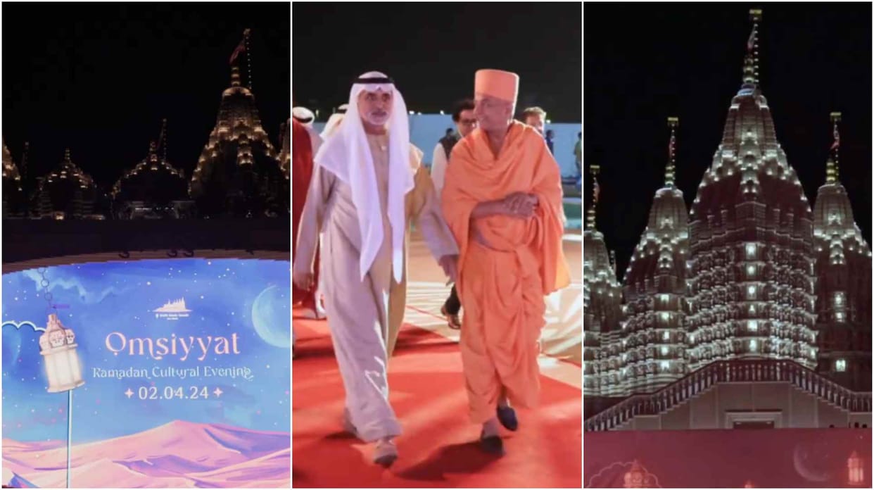 Abu Dhabi BAPS Hindu Mandir Hosts Cultural Eve Omsiyyat Ramadan Event to Promote Interfaith Harmony