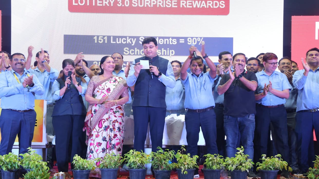 Motion Education held lottery in Kota