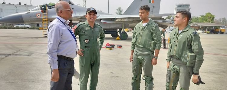 Babatpur Airport Two Fighter Plane Sukhoi 30 Aircraft Landed In ...