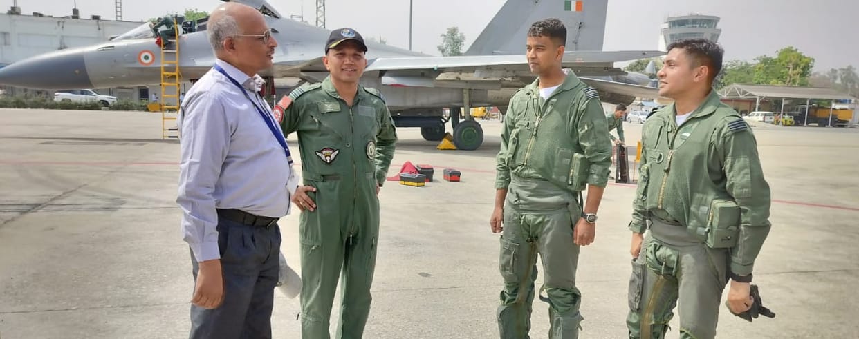 Babatpur Airport two fighter plane Sukhoi 30 aircraft landed in Varanasi