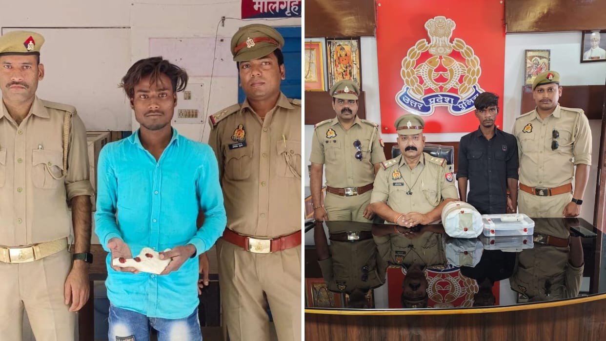 two arrested case of Gun waved on social media in varanasi