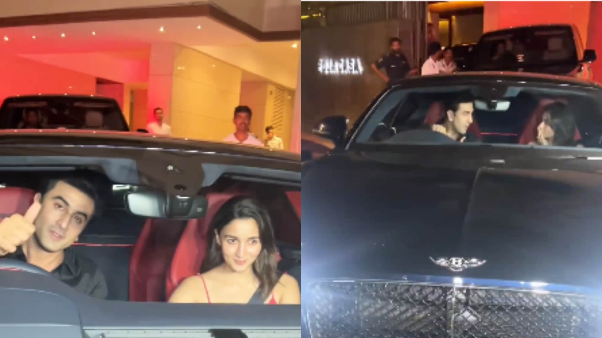 Ramayan Actor Ranbir Kapoor Seen with Alia Bhatt in his new Bentley continental gt car deets Inside