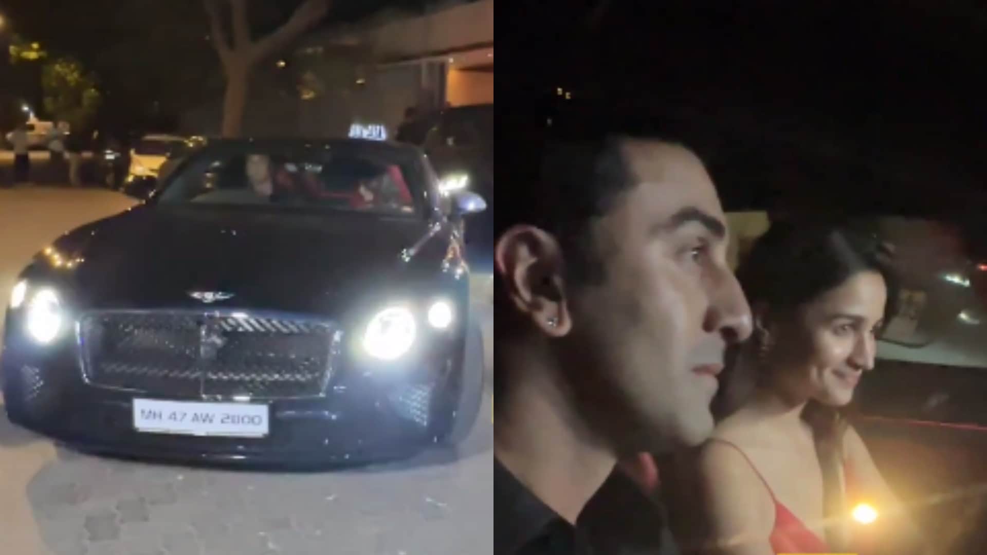 Ramayan Actor Ranbir Kapoor Seen with Alia Bhatt in his new Bentley continental gt car deets Inside