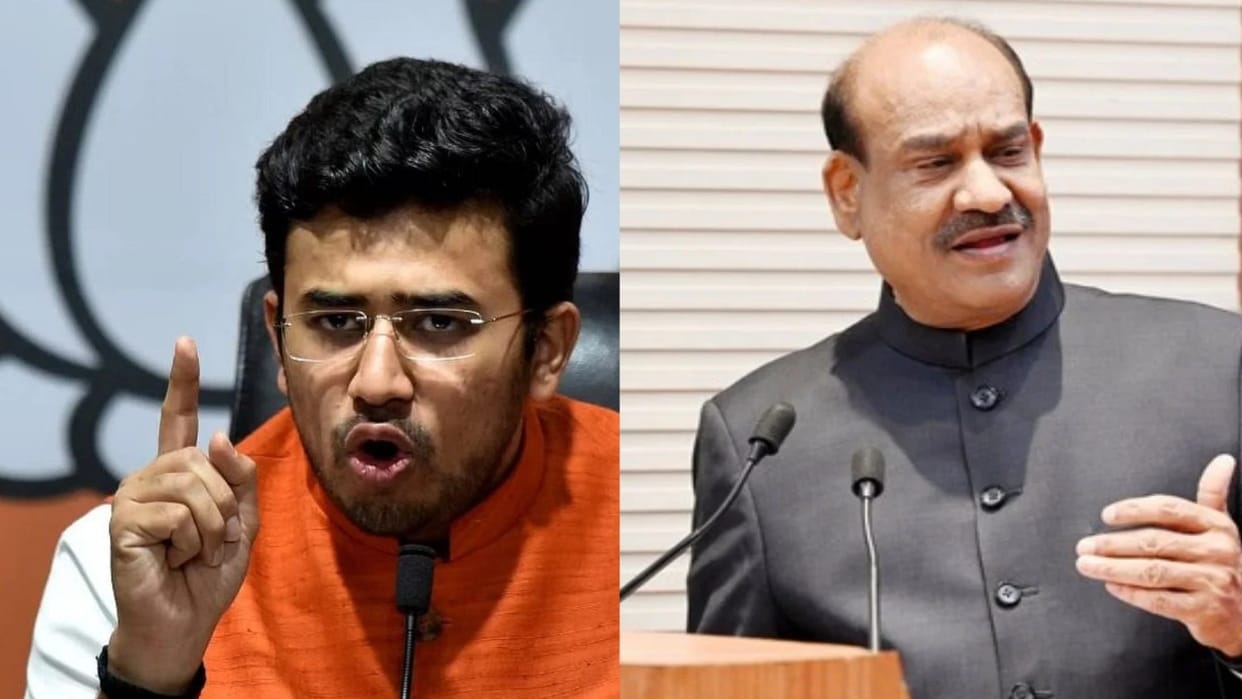 Election affidavit Tejasvi Surya wealth increased 30 times after becoming MP,  wife richer than Om Birla