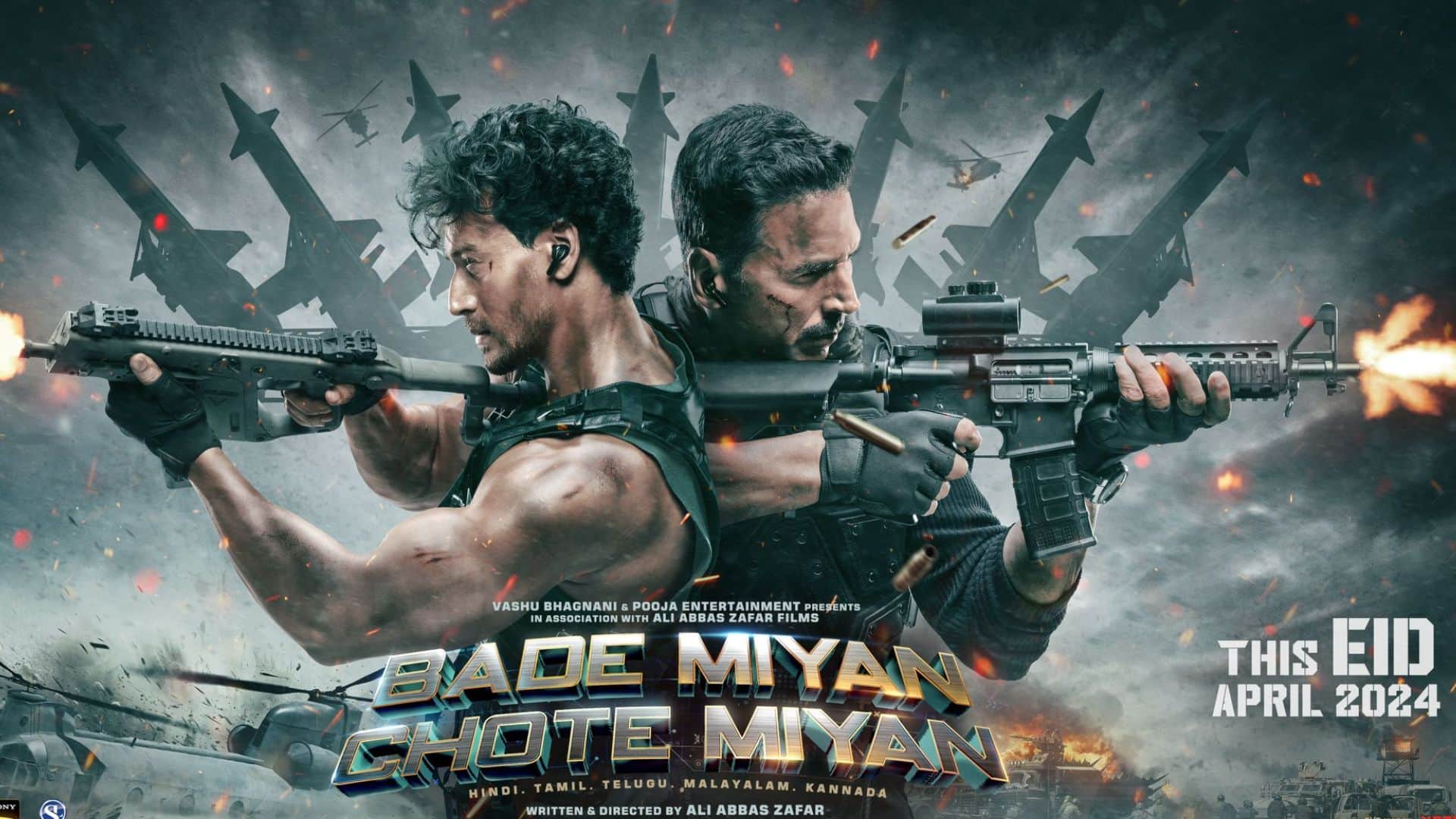 Akshay Kumar Tiger Shroff Bade Miyan Choye Miyan lead in Advance booking Ajay Devgn Maidaan shifts a day