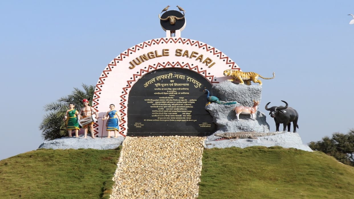 Raipur News: Jungle Safari opening time changed; Now tourists will be able to roam from 7 am to 4 pm
