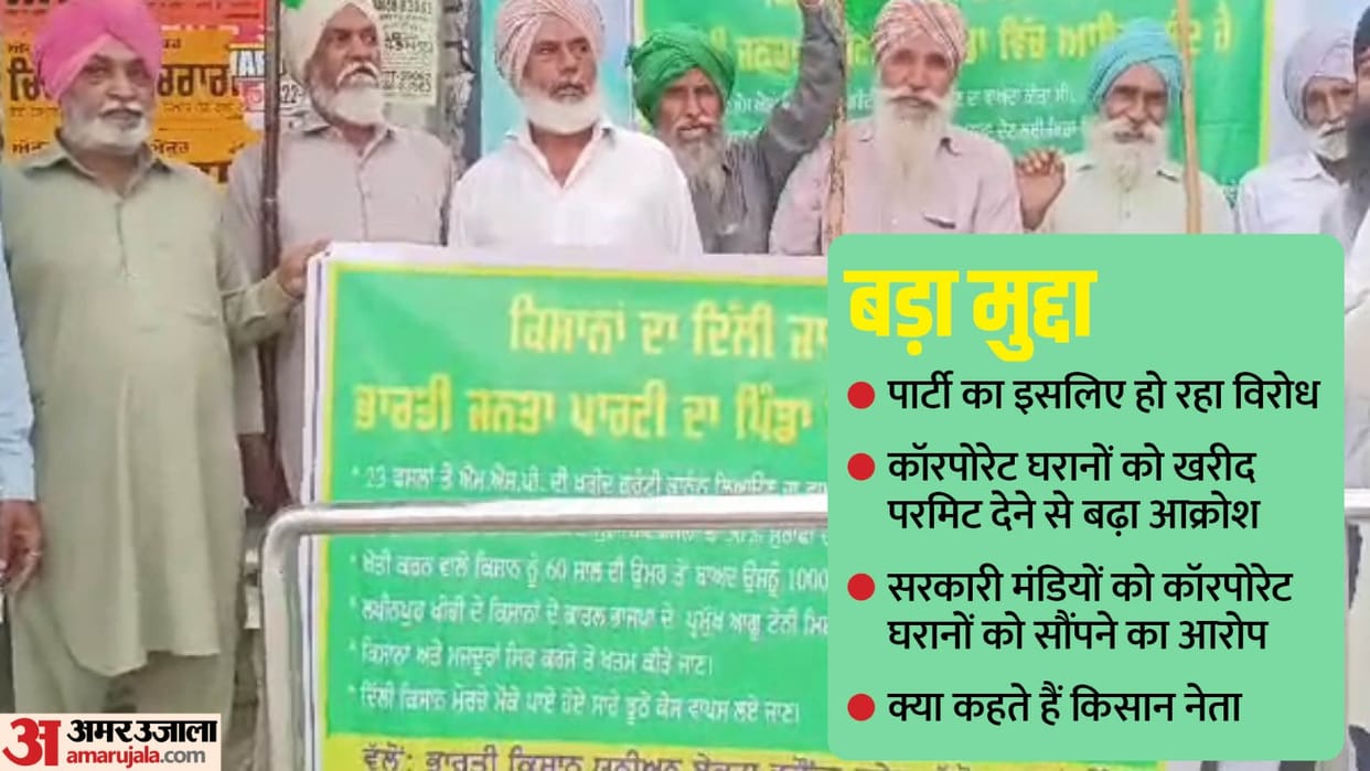 Lok Sabha Election 2024 Farmers Challenges Political Parties Posters Erected in Punjab Entry Banned
