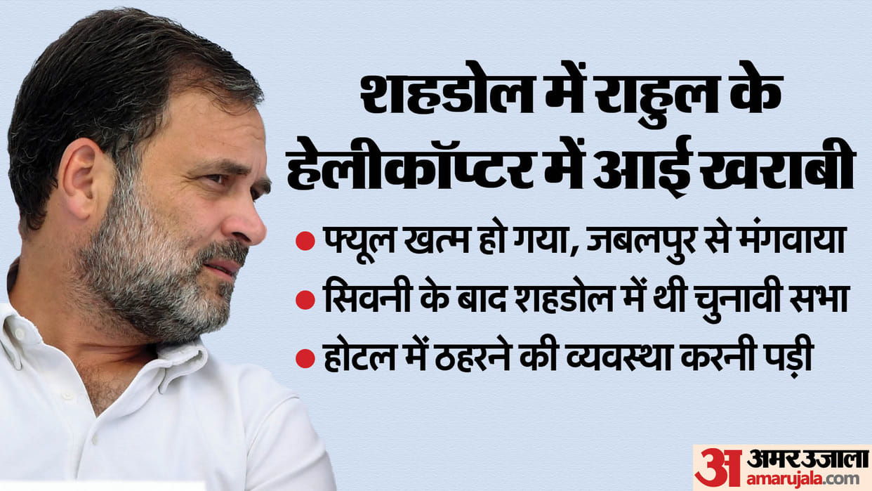 Rahul Gandhi Helicopter Fuel Issue In Shahdol, All You need To know