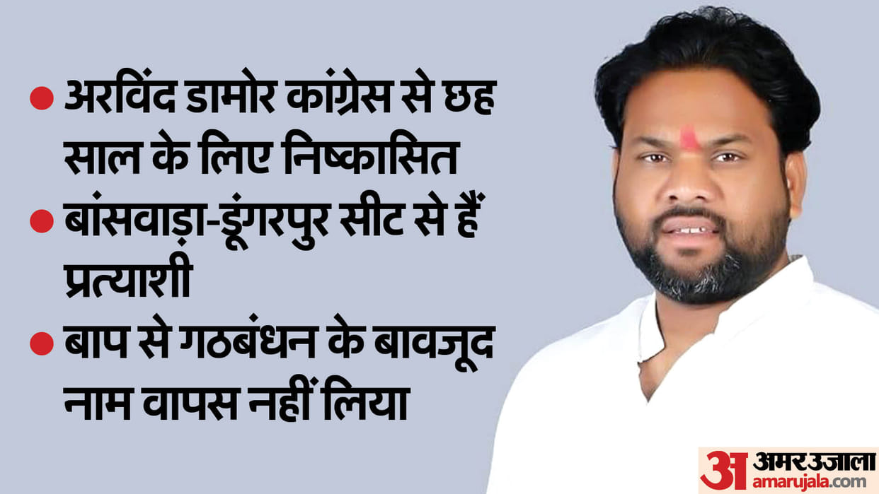 Rajasthan Lok Sabha Polls Congress candidate from Banswara Arvind Damor expelled from party