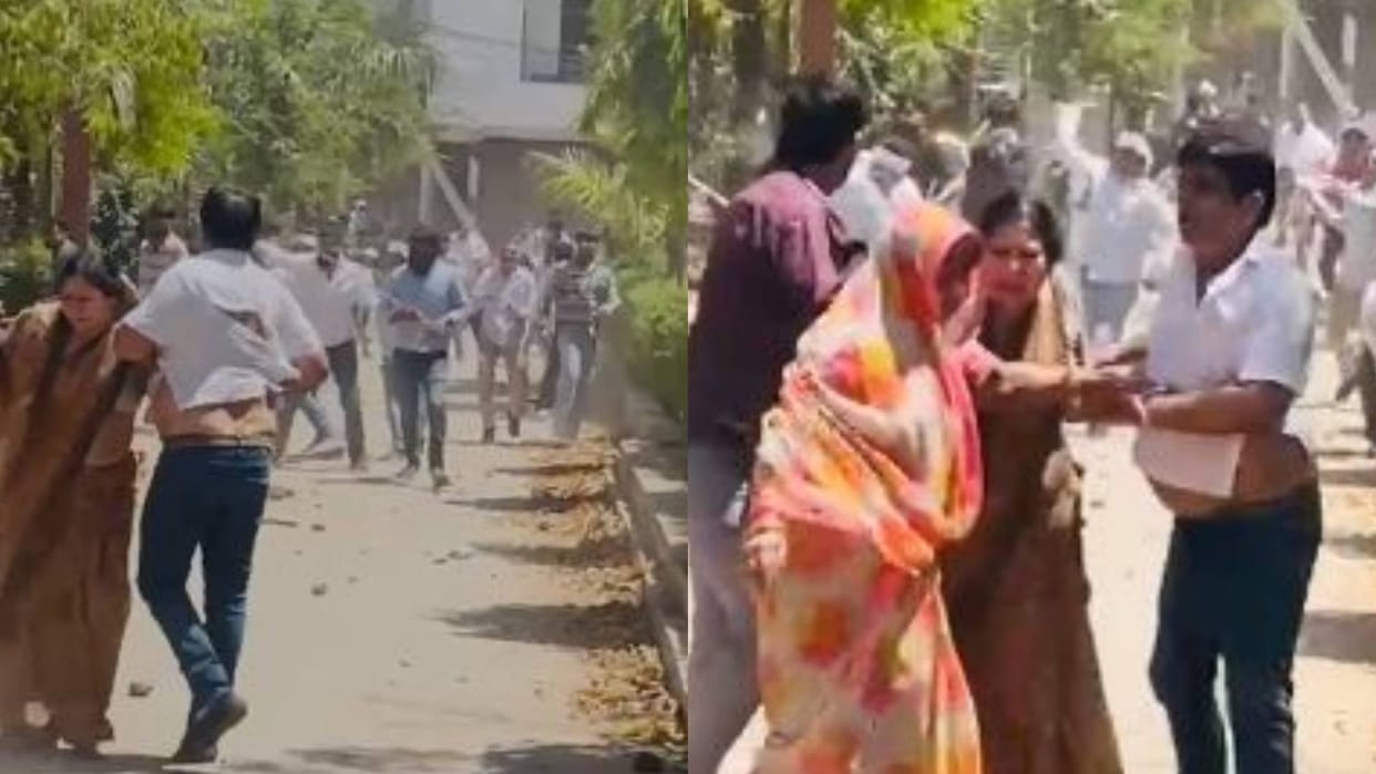 Rajasthan Hooliganism in broad daylight in CM Bhajan Lal assembly attack on family members