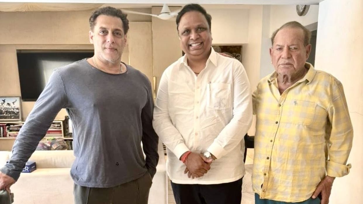 Bollywood actor Salman Khan and Salim Khan had lunch with BJP Mla Ashish Shelar read details Inside