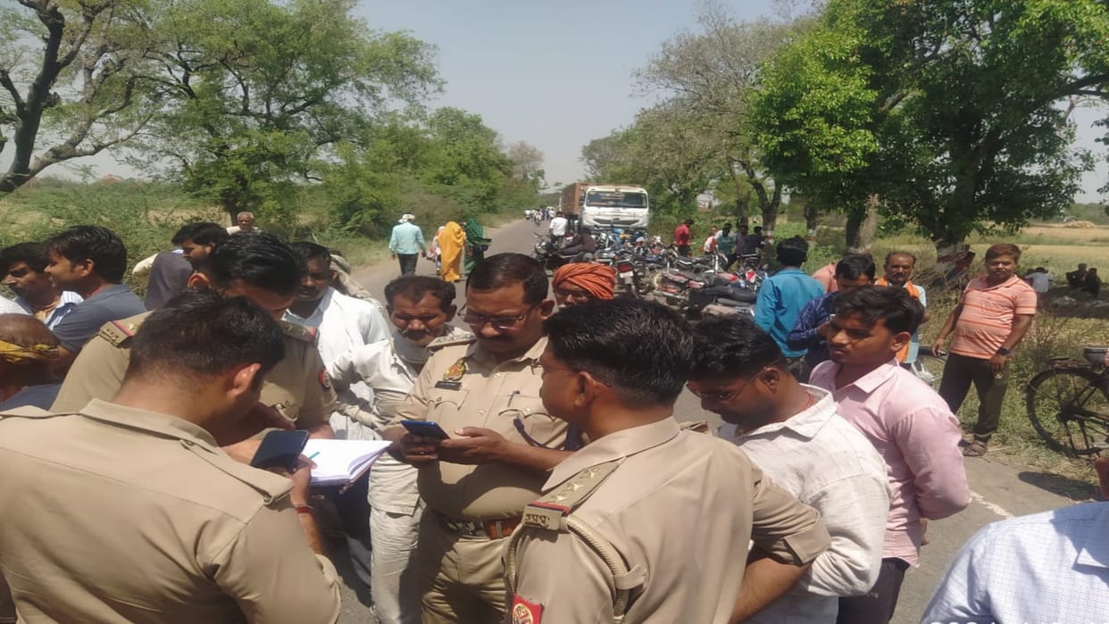 Youth crushed to death by speeding dumper, angry villagers block road