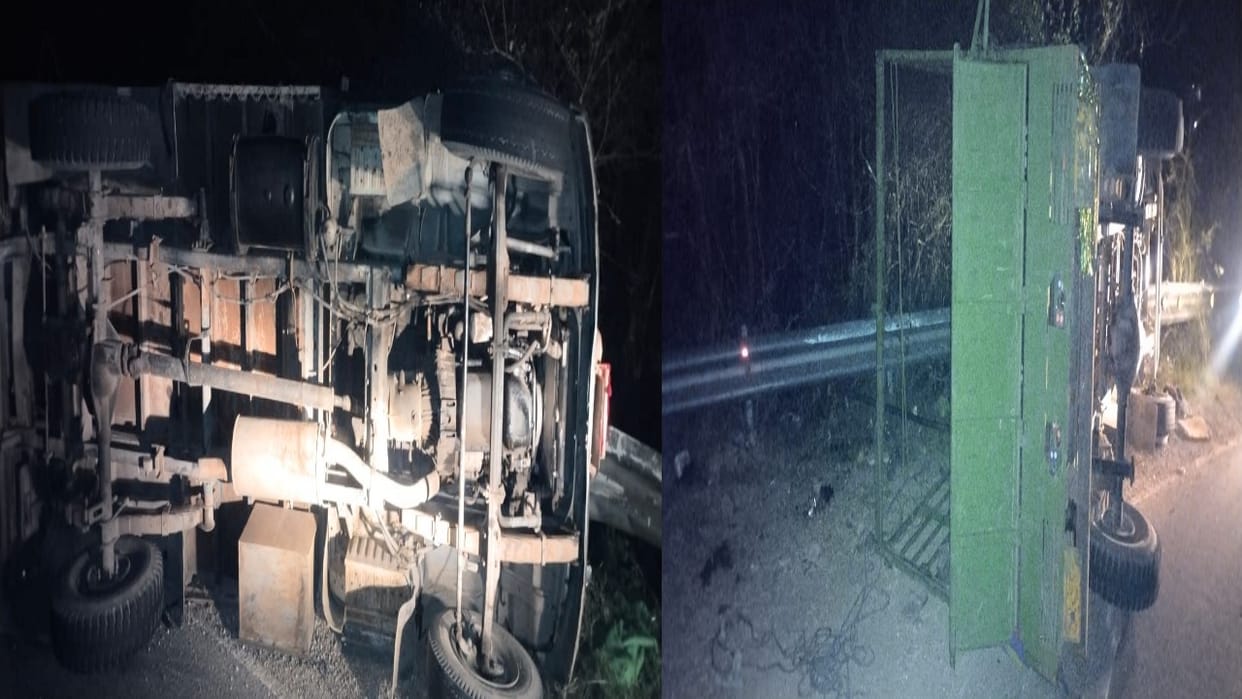Tampo filled with devotees of Nawanshahr overturned, one dead, nine injured, two referred to PGI