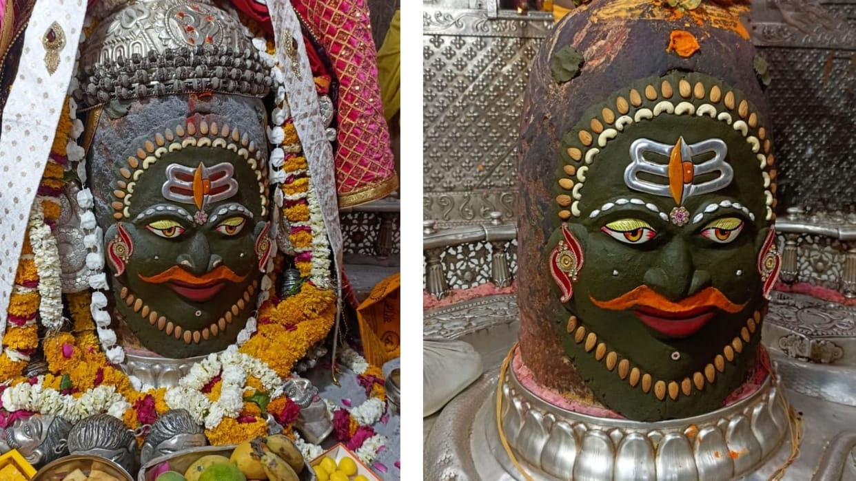 Baba Mahakal bathed with neem mixed water on Gudi Padwa.
