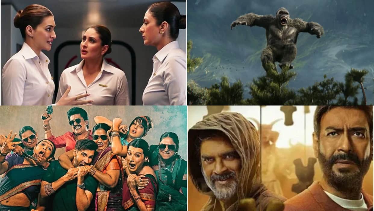 Box Office Collection update Crew Godzilla x Kong Madgaon express Shaitaan Film Total Earnings till now