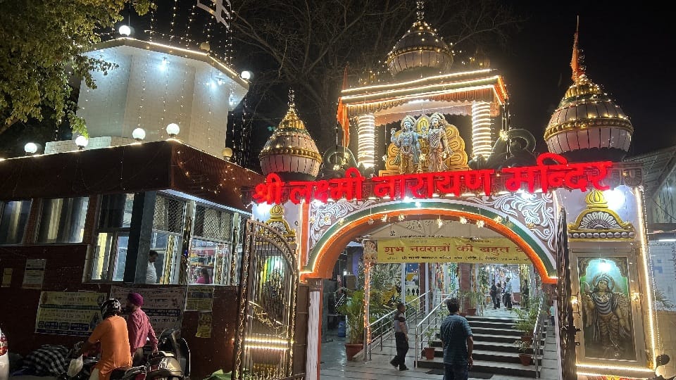 Devotees gathered at Temples in Chandigarh on Chaitra Navratri