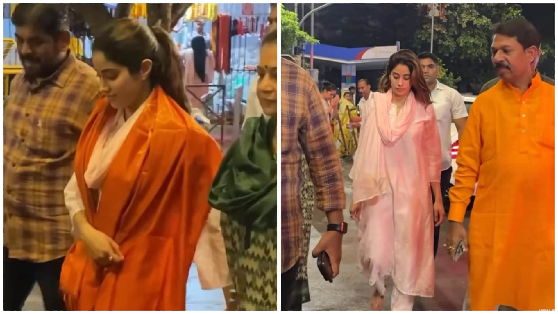 Devara Actress Janhvi Kapoor Visit Siddhivinayak Temple on the Occasion of Gudi Padwa Video Goes Viral