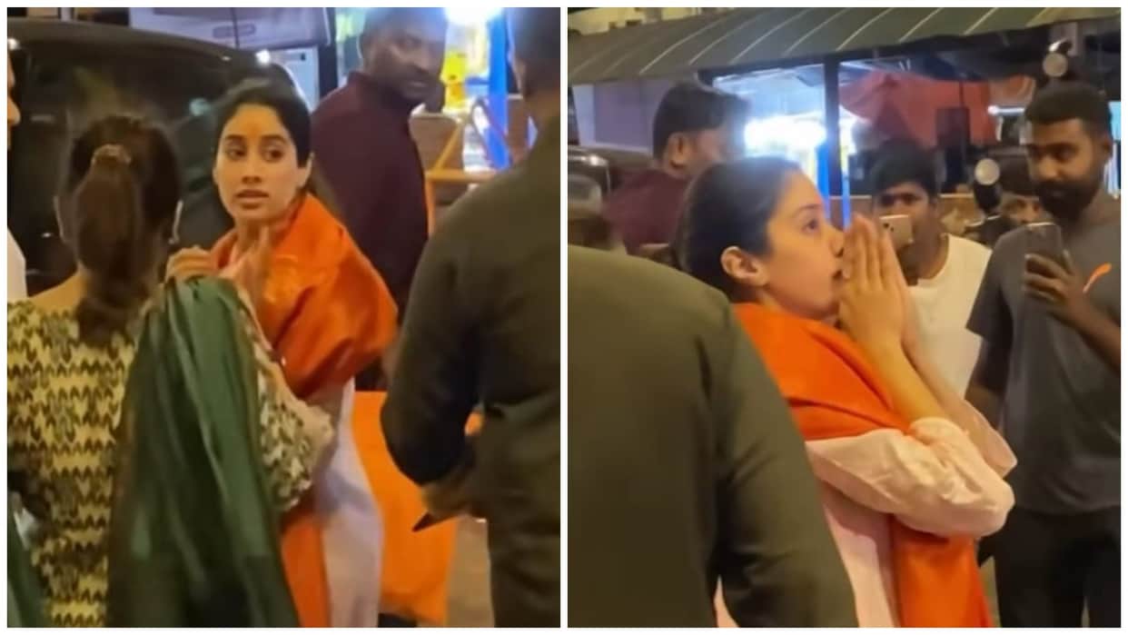Devara Actress Janhvi Kapoor Visit Siddhivinayak Temple on the Occasion of Gudi Padwa Video Goes Viral