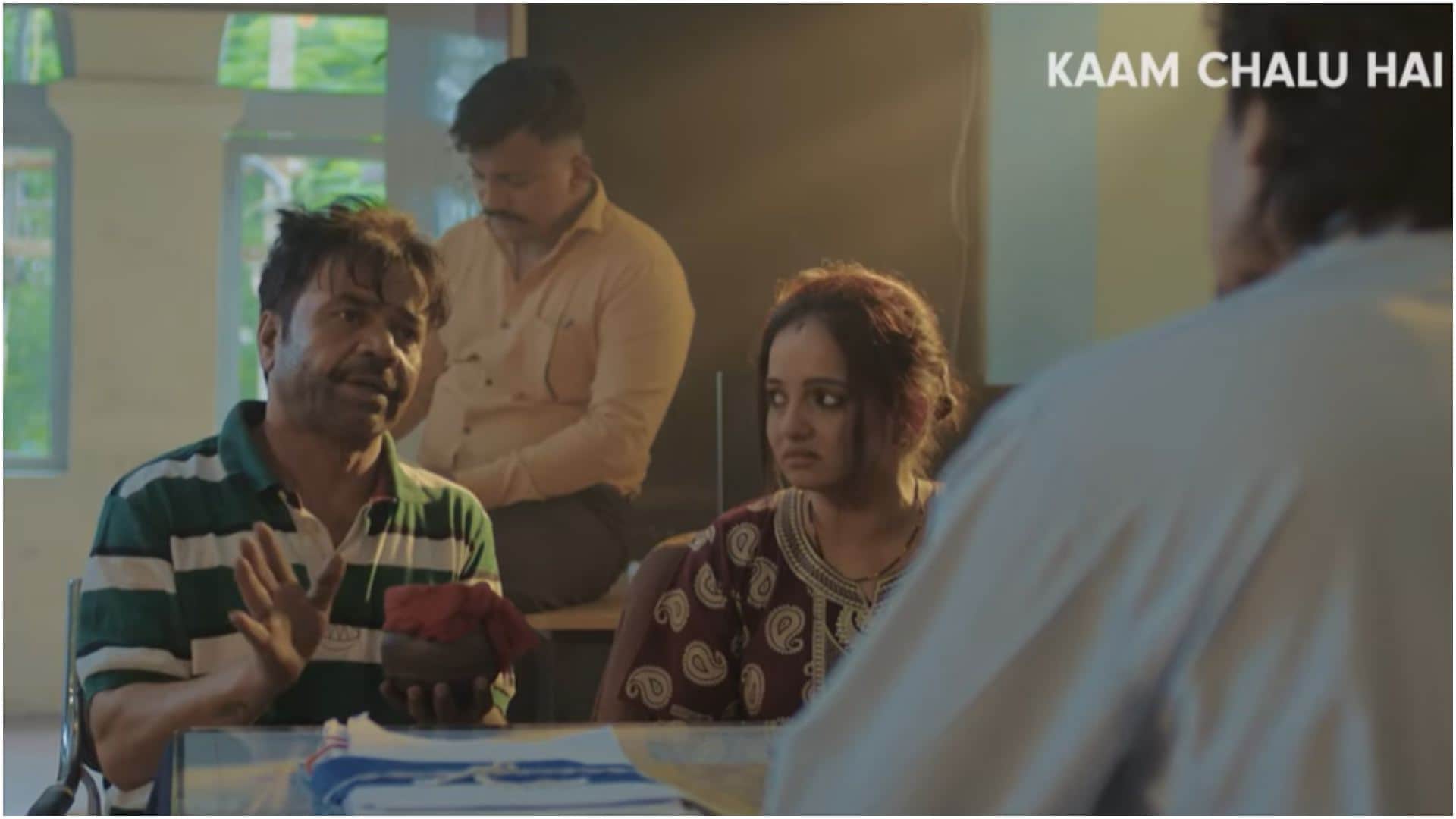Kaam Chalu Hai Trailer: Rajpal Yadav Giaa Manek Film directed by Palaash Muchhal Premieres 19 April on ZEE5