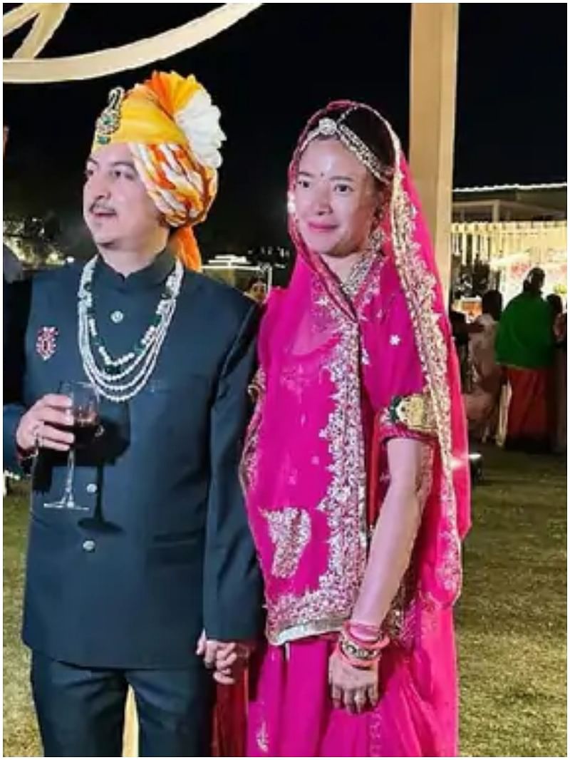 photos de mariage de Maharani Gayatri Devi