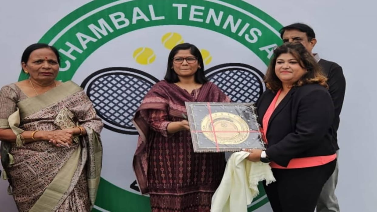 Shivpuri tennis player Mansi Majeji honored in Gwalior