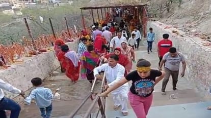 Jaipur News: Devotees came to visit Jwala Mata temple of Jobner, worshiped Mata on the first day of Navratri