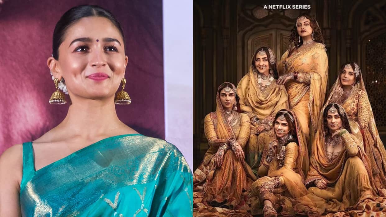 jigra star  Alia Bhatt shared and lauded the trailer of Sanjay Leela Bhansali debut web series Heeramandi