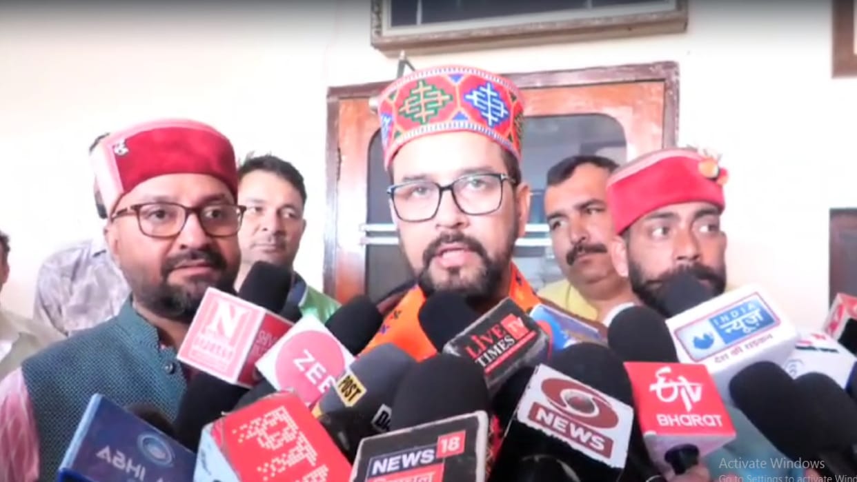Union Minister Anurag Thakur retaliated on CM's statement, said  vote has a lot of value in democracy