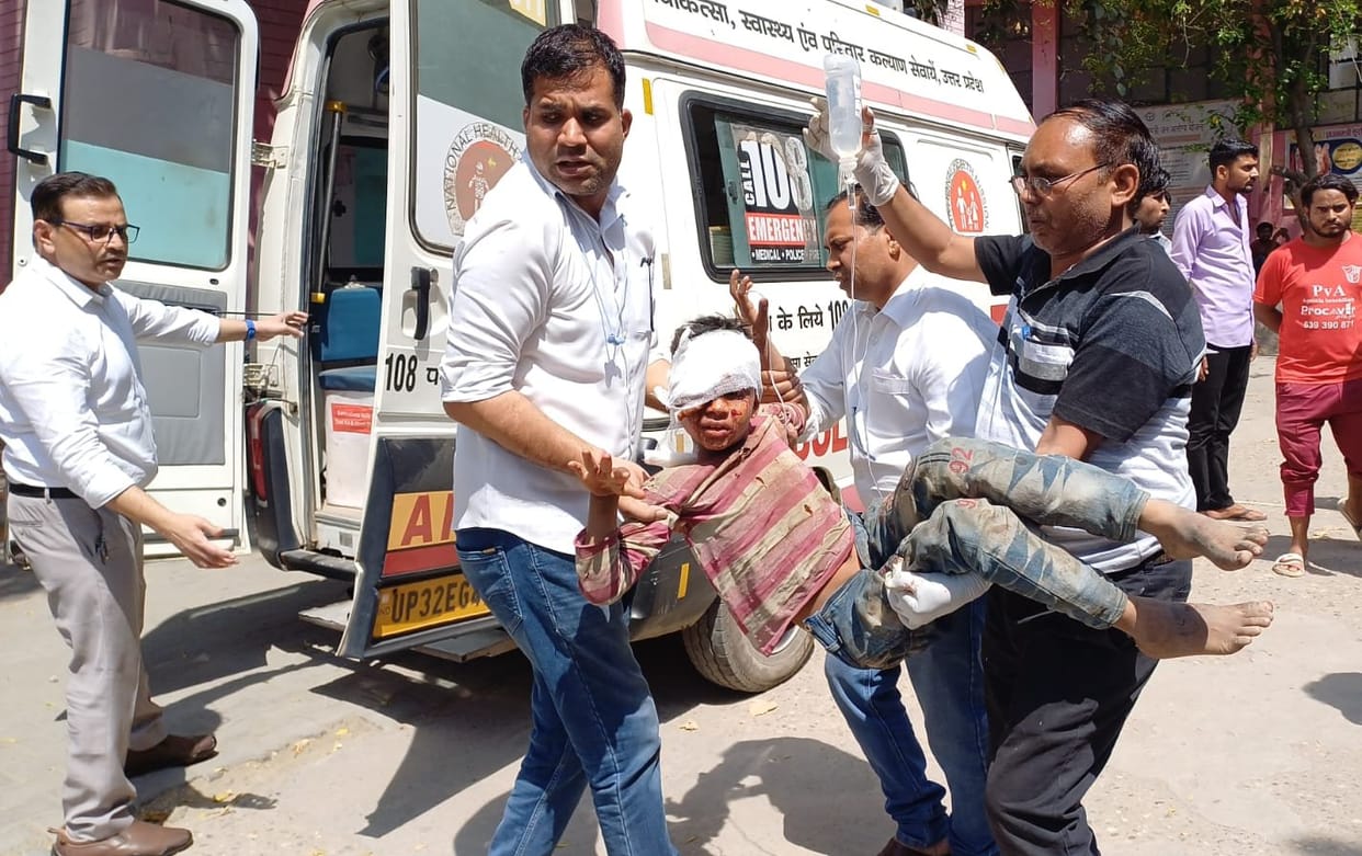 Baghpat Blast Case: eye of Majid and hand of Zahid damaged