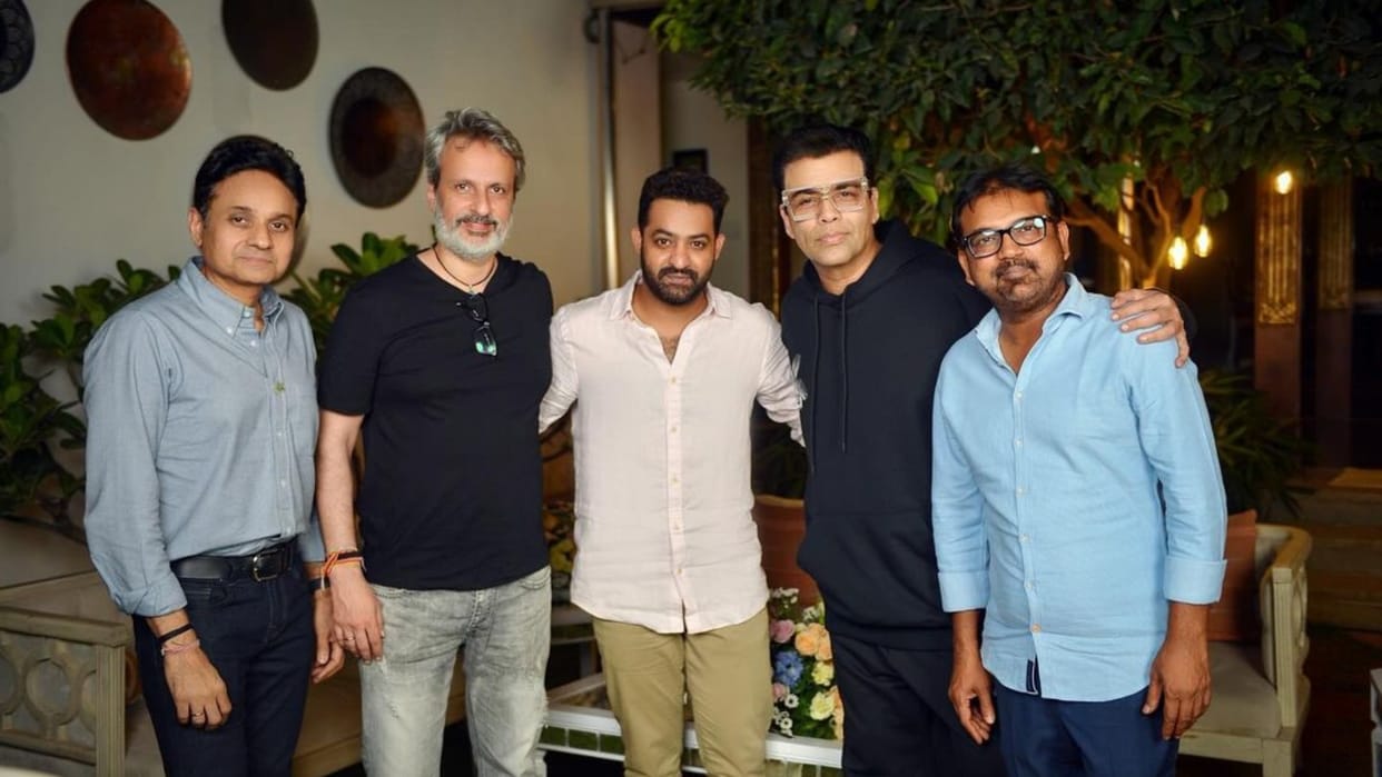 Karan Johar Announces Partnership With Jr NTR Devara Part 1 For North Theatrical Distribution Rights