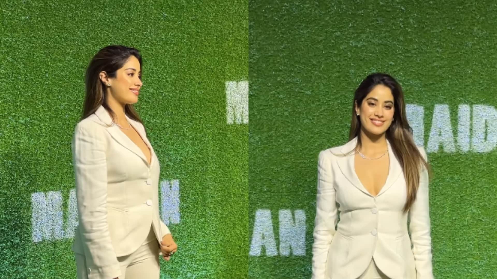 Is Jhanvi Kapoor confirms her relationship with shikhar pahariya see actress Necklace at maidaan screening