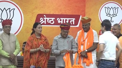 Lok Sabha 2024: Congress candidate Sitaram Aggarwal joins BJP; Diya Kumari said targets Congress