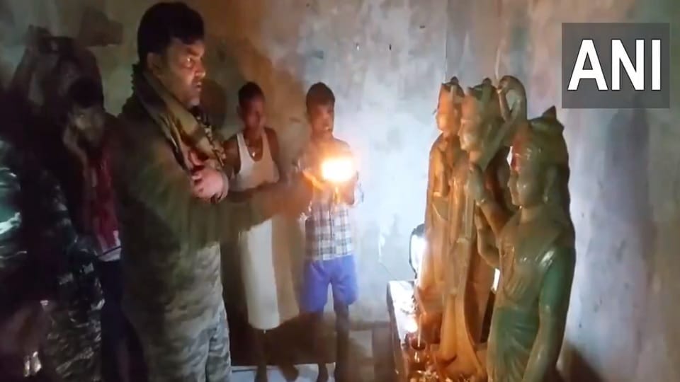 Ram temple closed due to threat from Naxalites opens after 21 years