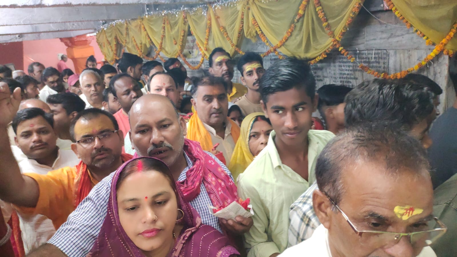 Vindhyachal temple Photos of Devotees worshipped on second day of Navratri