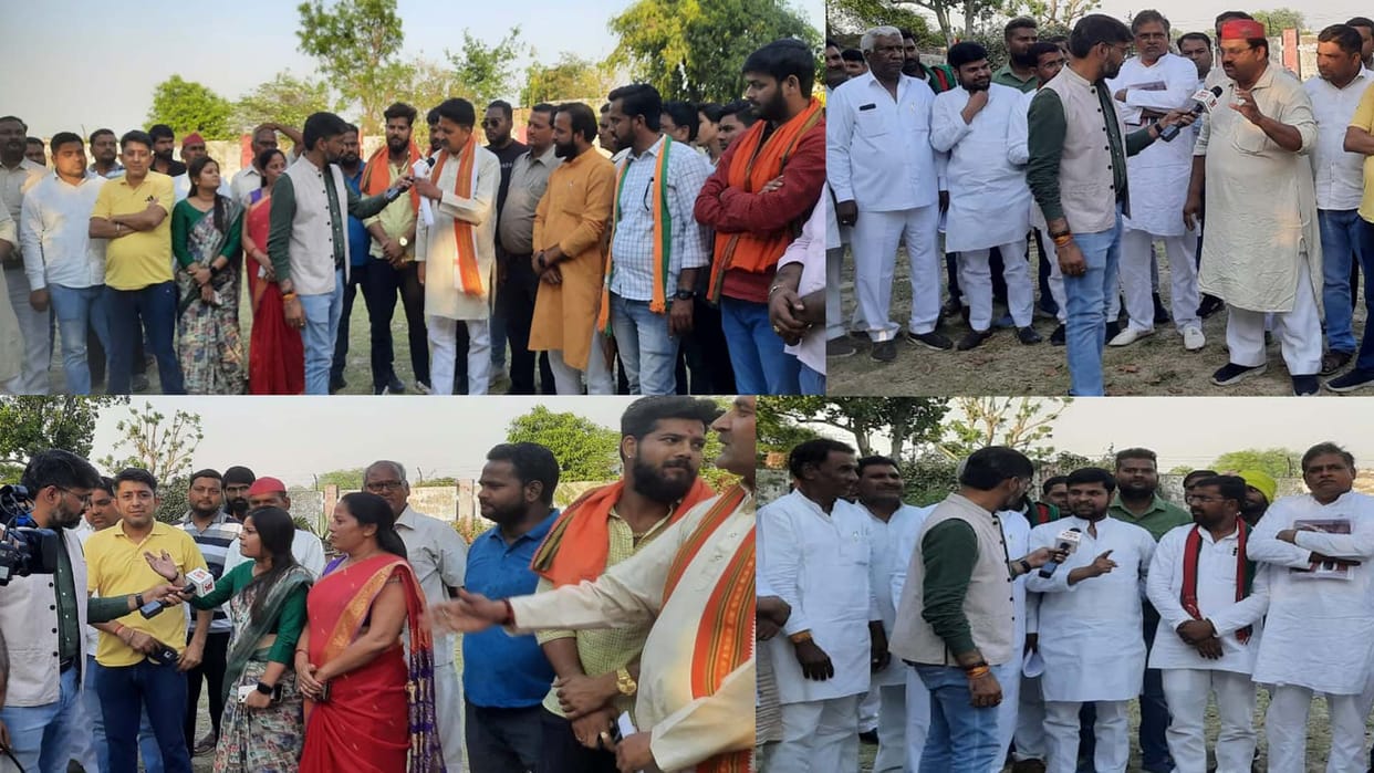Satta Ka Sangram: Strong debate between SP and BJP leaders in the name of development in Kannauj