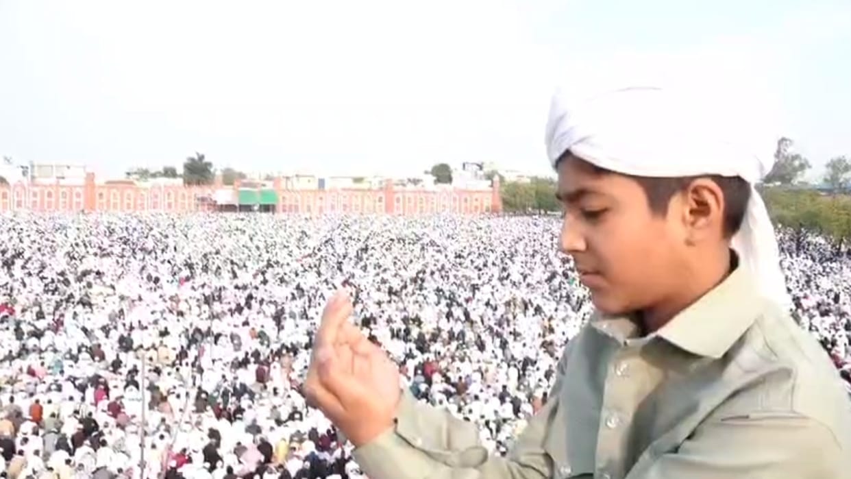 Eid Ul Fitr Namaz At Eidgah Maidan Bhopal, Muslims Celebrated Eid