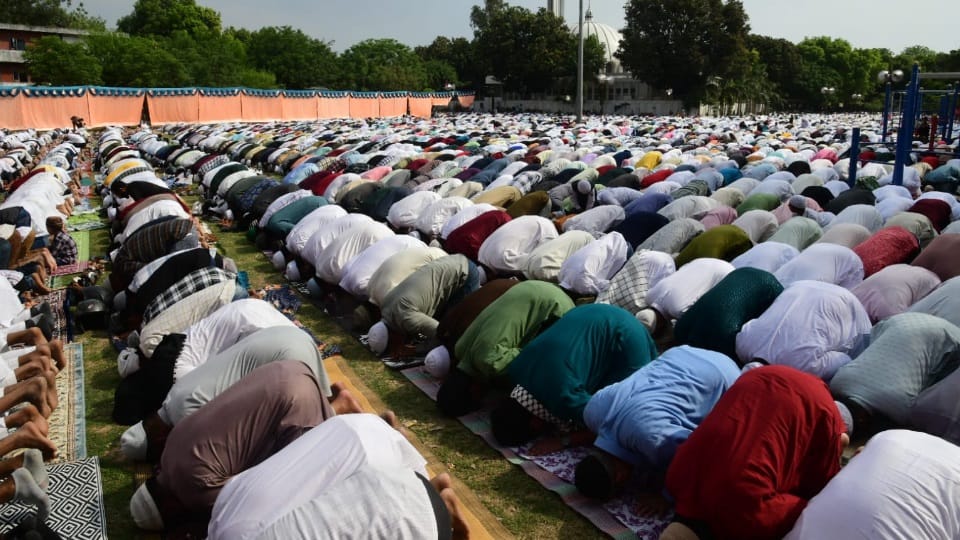 Eid celebrated in Chandigarh