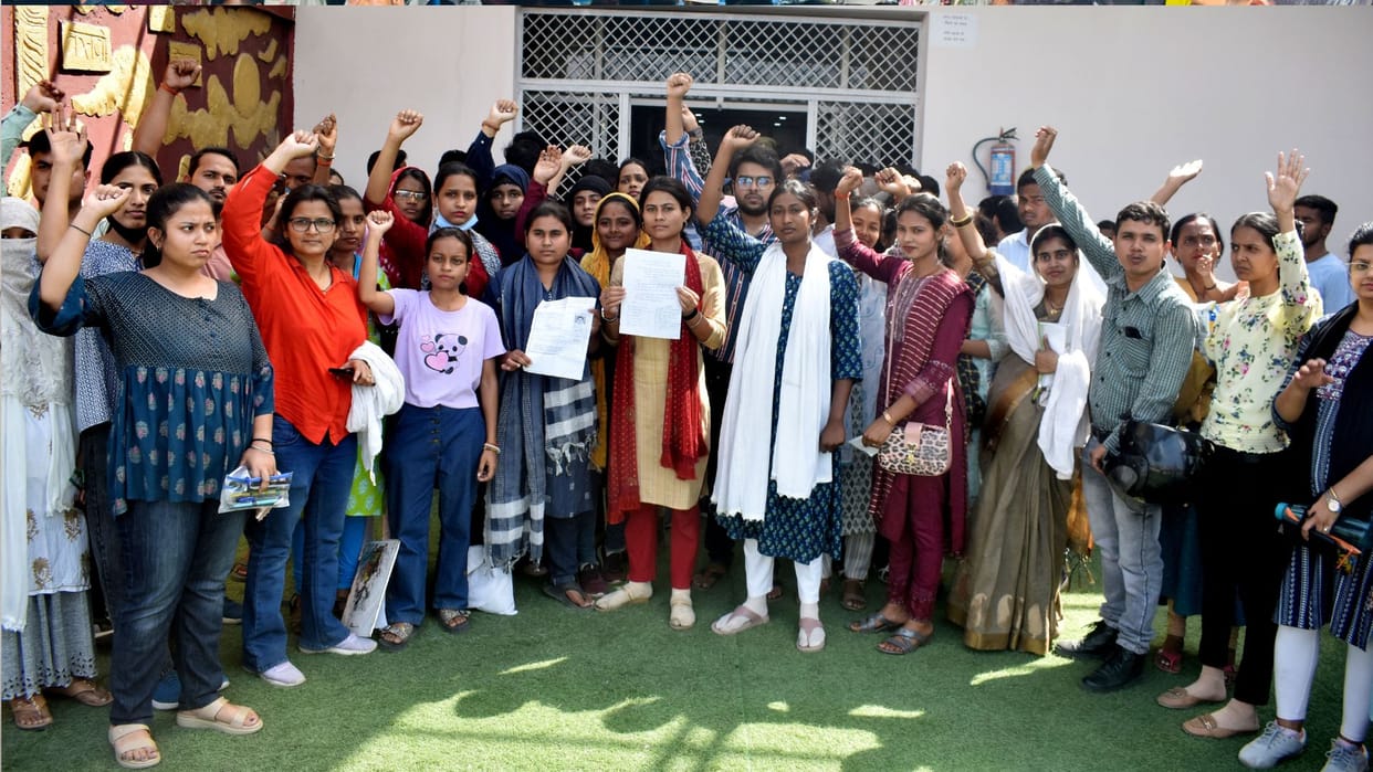 Gorakhpur University students missed their exams for the second day as well.
