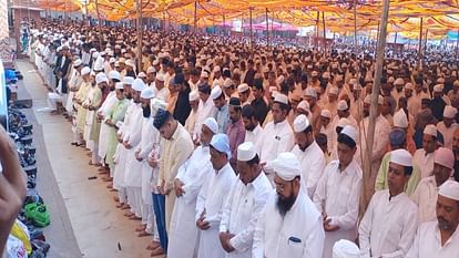 Namaz and fasting people offer Eid prayers amid tight security in Agra