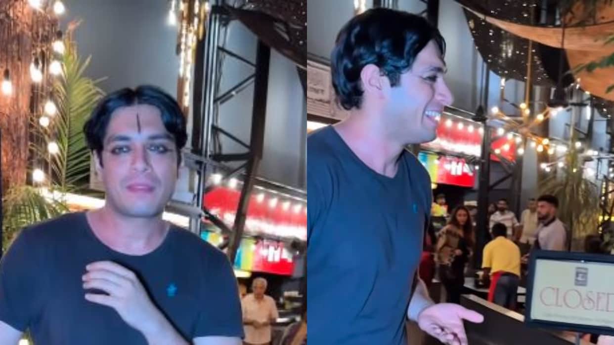 People were surprised to see Aamir Khan son Junaid Khan in shikhandi look video went viral on internet