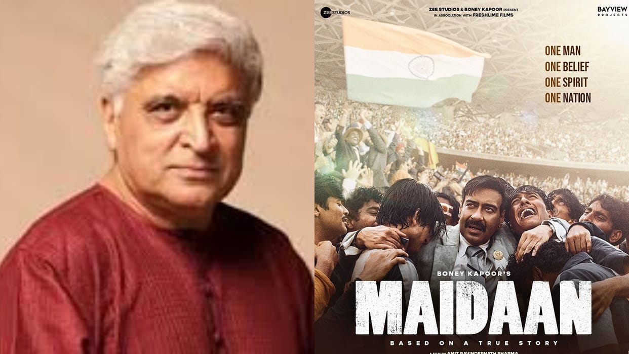 Javed Akhtar reviews Ajay Devgn film Maidaan says sports drama will make every Indian proud