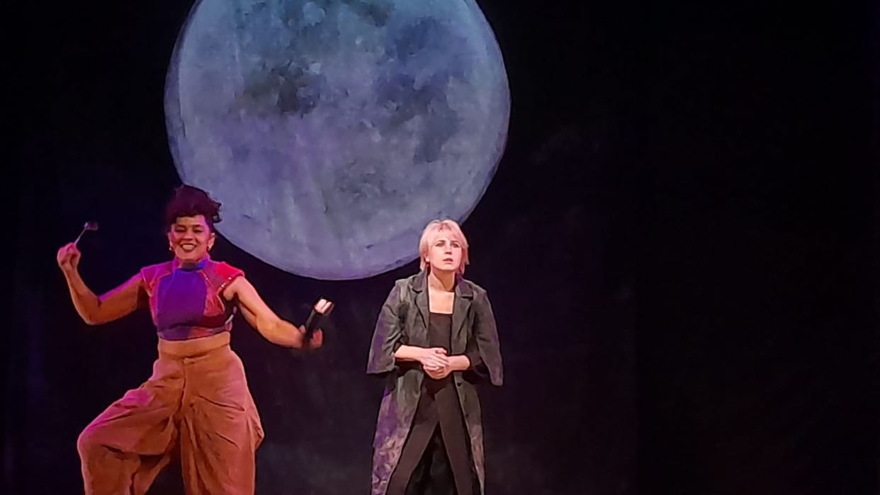 Arjan and Achilles had a dialogue in space in Nagari natak mandali at varanasi