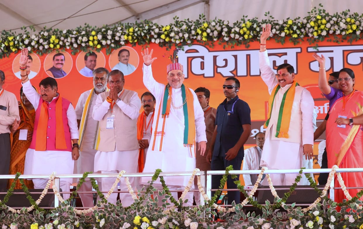 MP LS Election: Amit Shah arrived in Madhya Pradesh to sharpen the campaign, targeted Congress